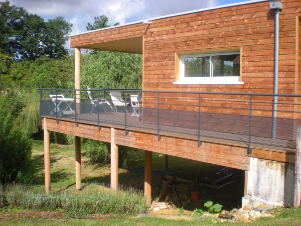 Photo vue de l'extérieur maison finie
