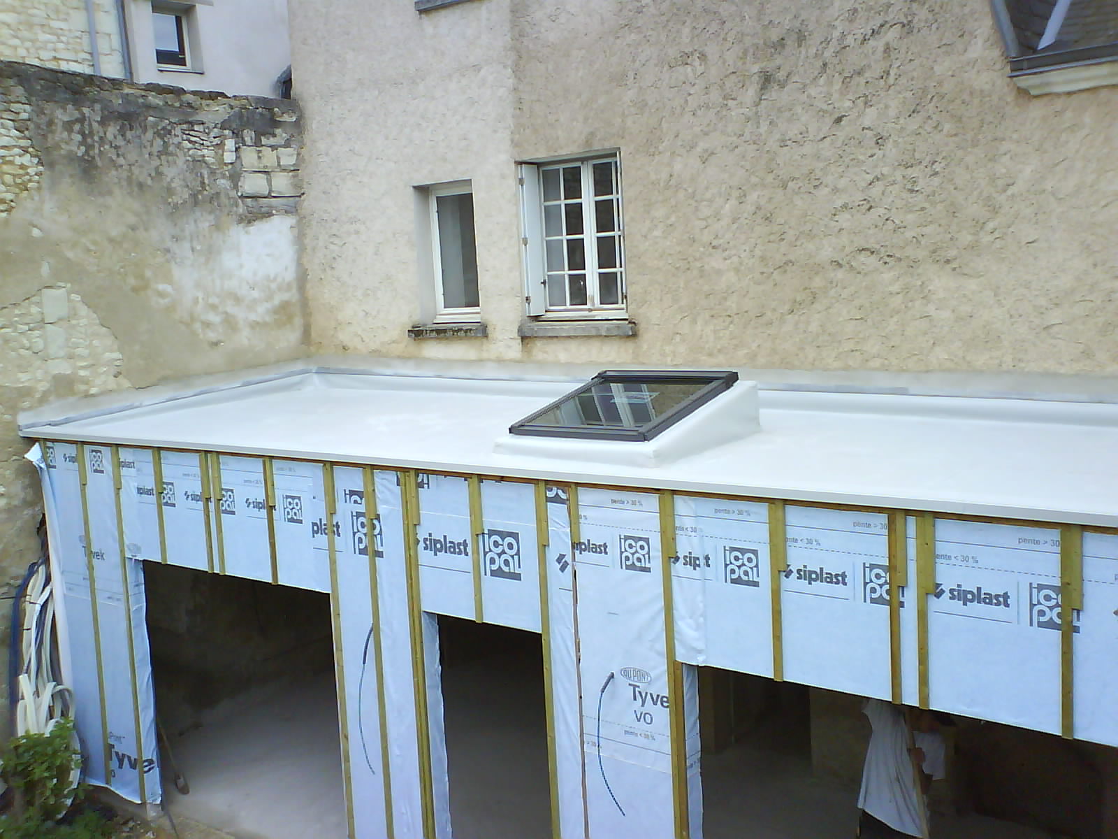 Photo lors des travaux
