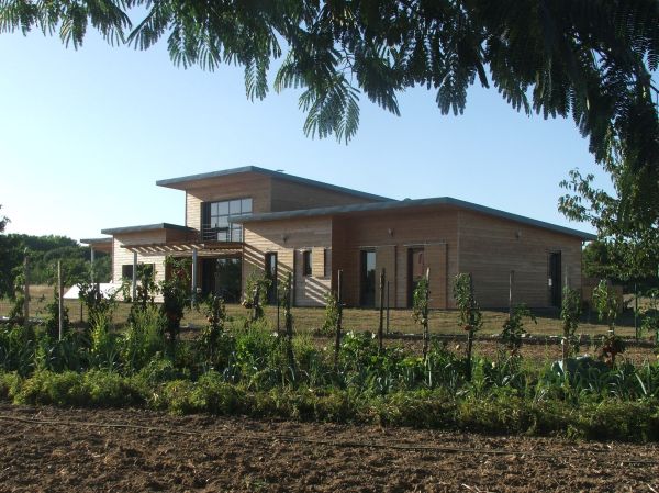 Photo maison en bois 1 chantier fini