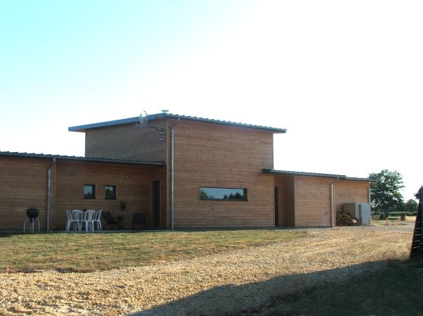 Photo maison en bois 1 chantier fini
