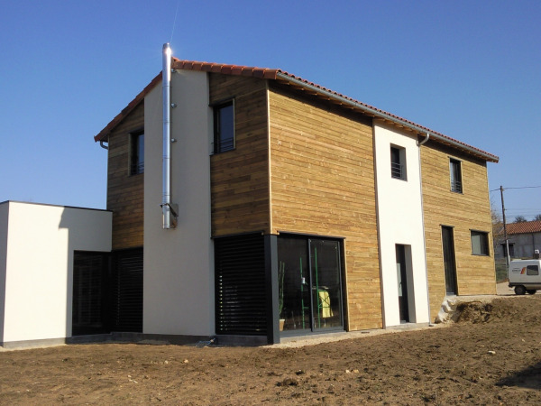 Photo maison en bois 2 chantier fini