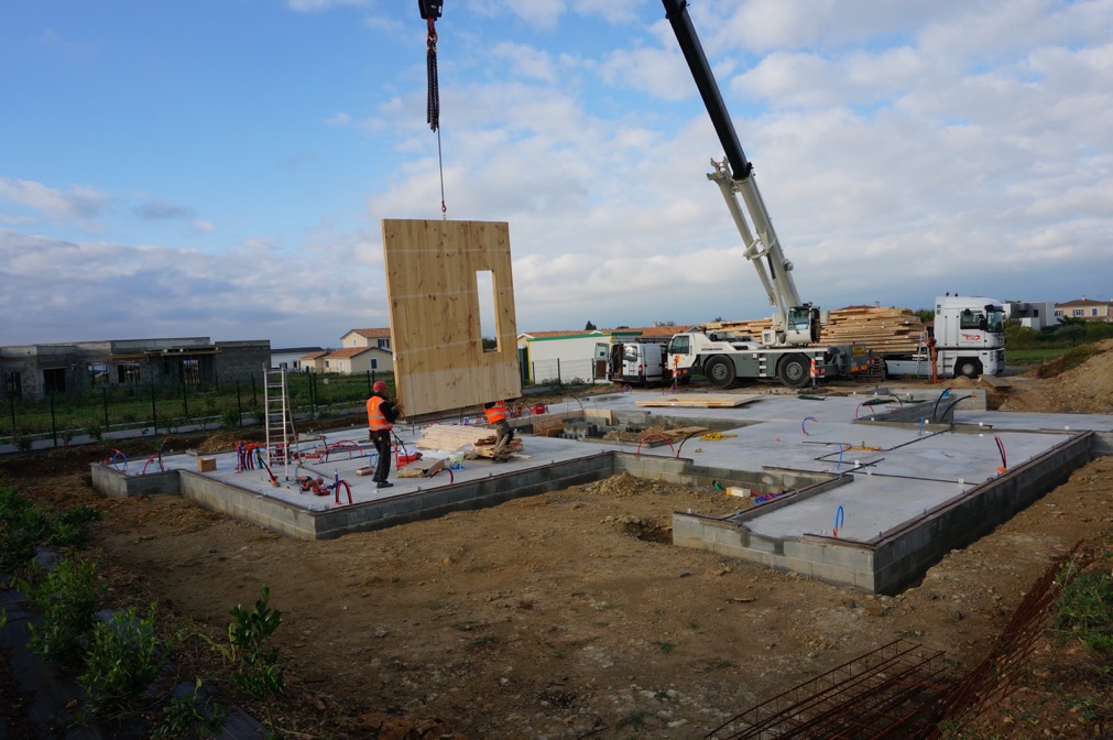 Photo lors des travaux