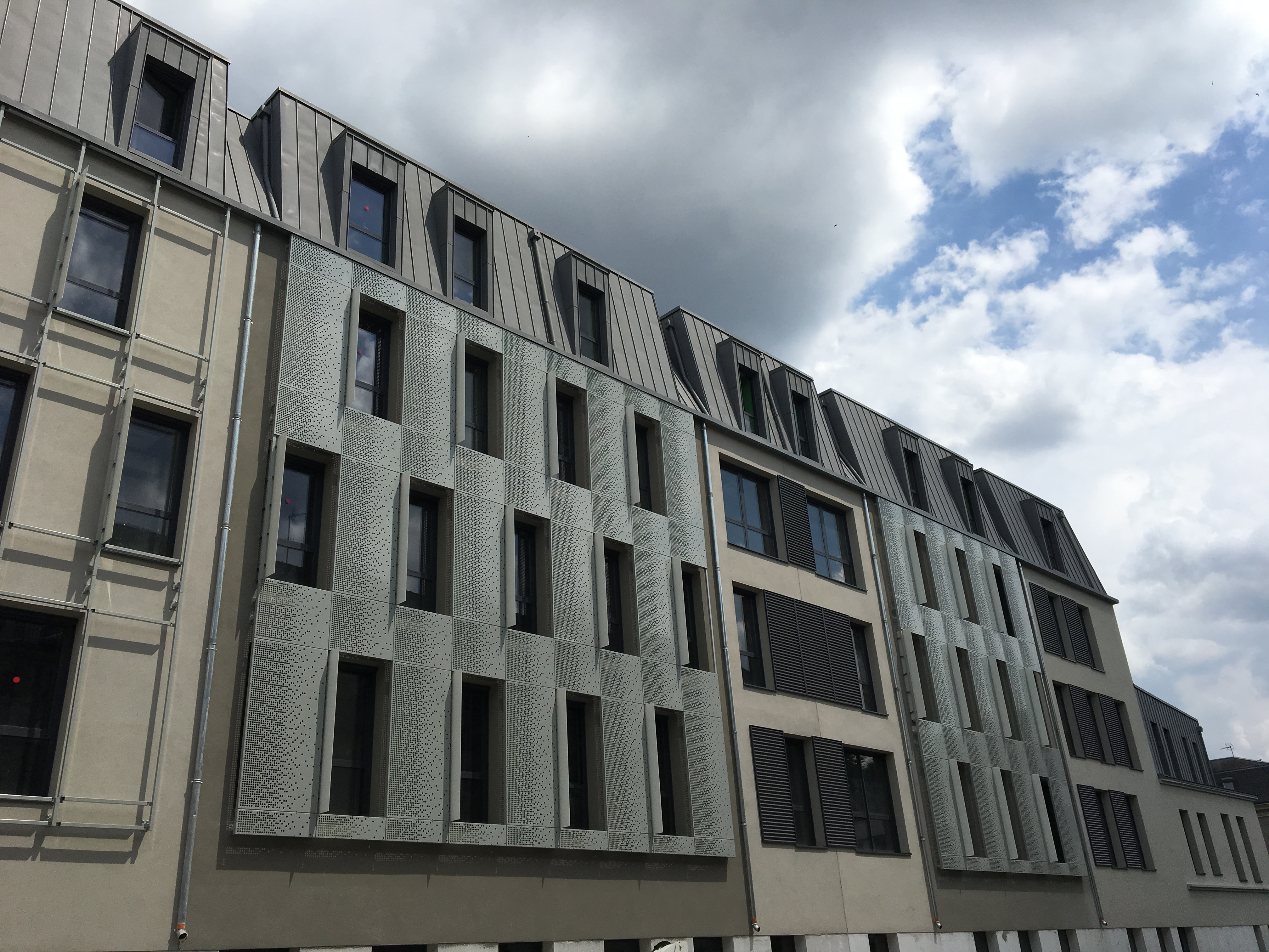 Vue extérieure du bâtiment