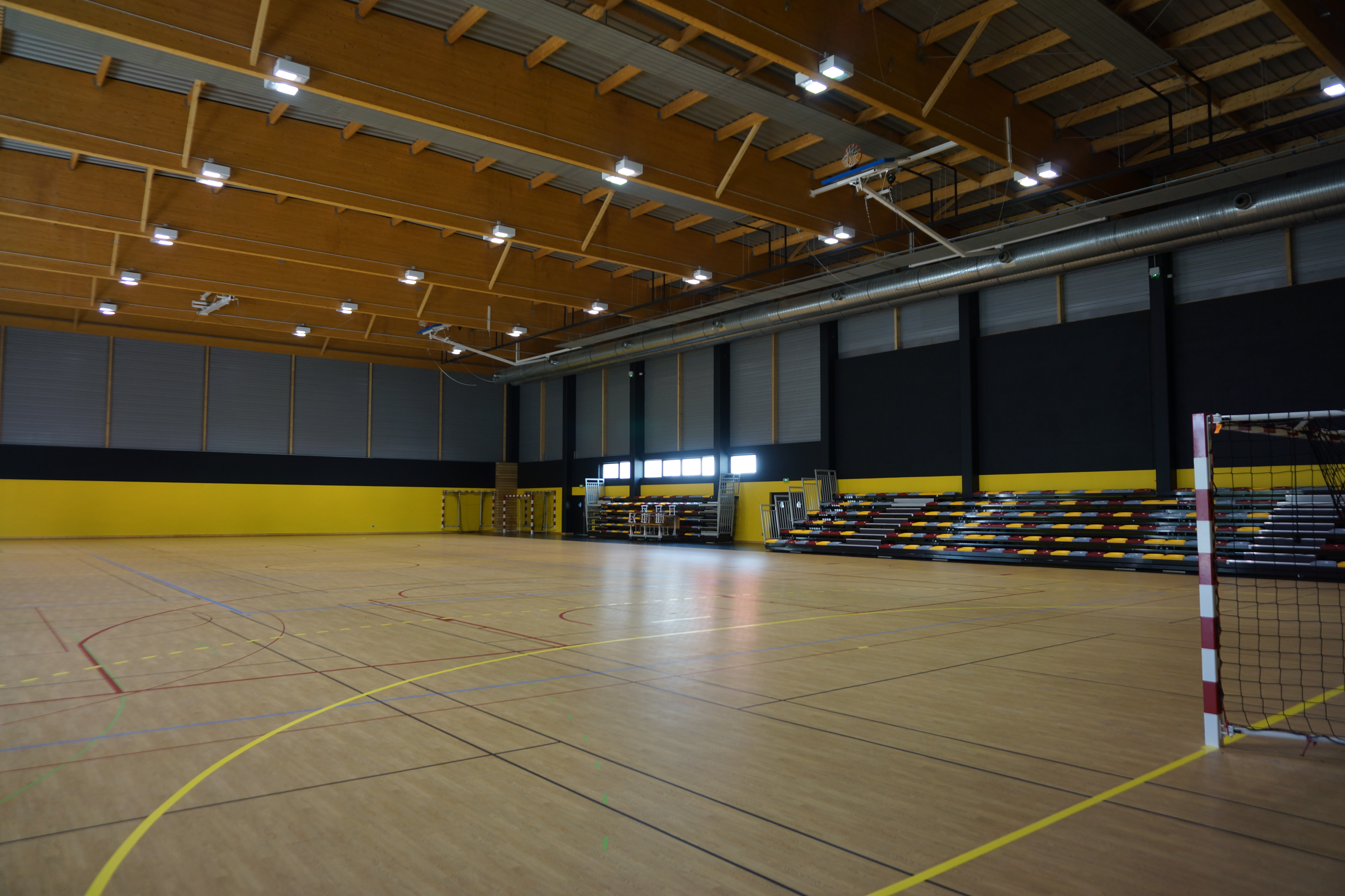 Gymnase vue de l'intérieur