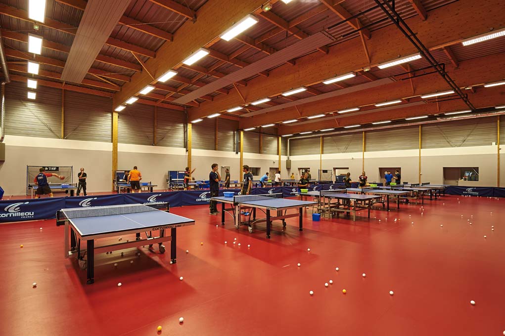 Gymnase vue de l'intérieur