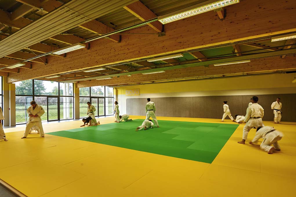 Gymnase vue de l'intérieur