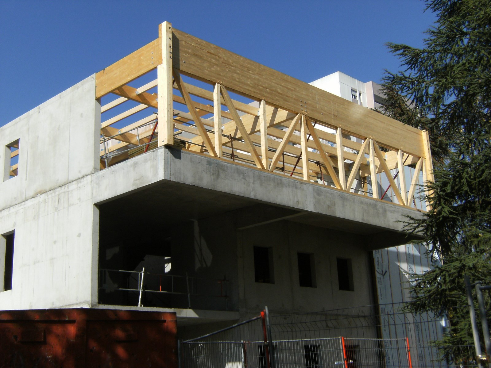 Photo lors des travaux
