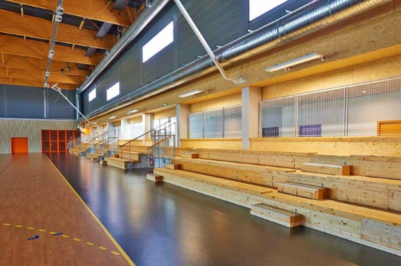 Vouillé Gymnase vu de l'intérieur