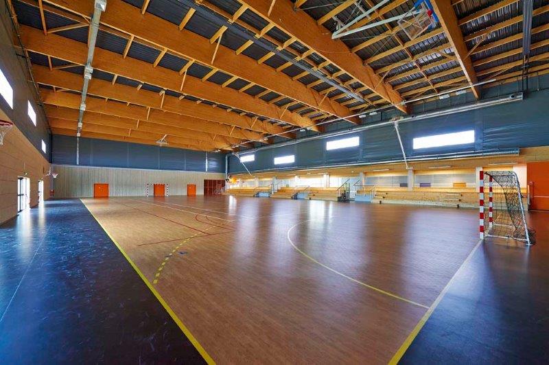 Vouillé Gymnase vu de l'intérieur