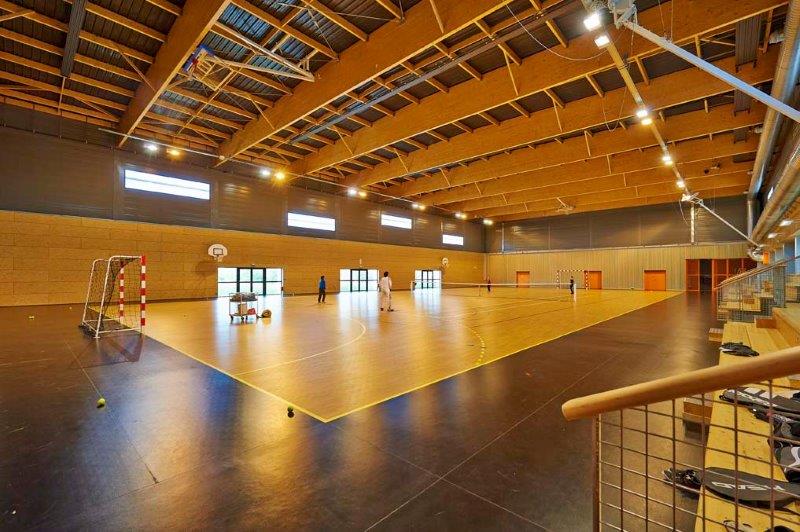 Vouillé Gymnase vu de l'intérieur