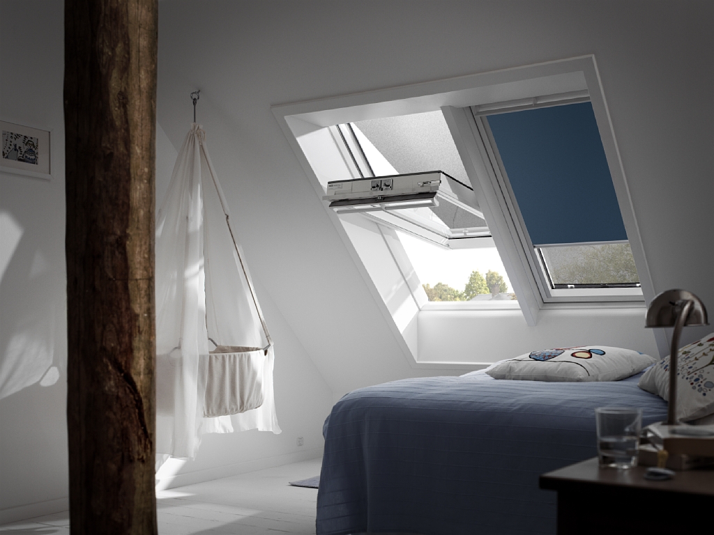 Velux posé vu de l'intérieur