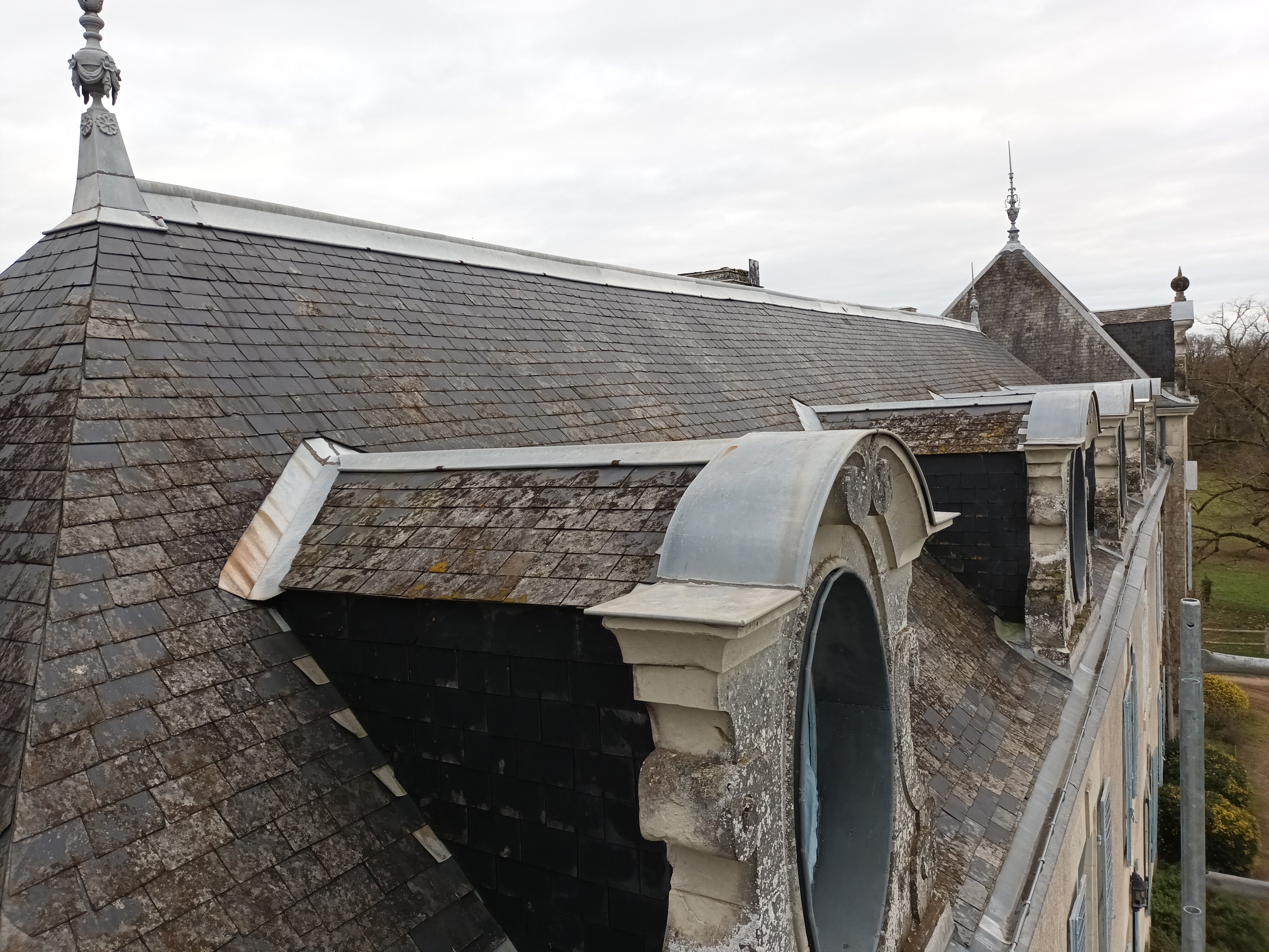 Toiture avant les travaux