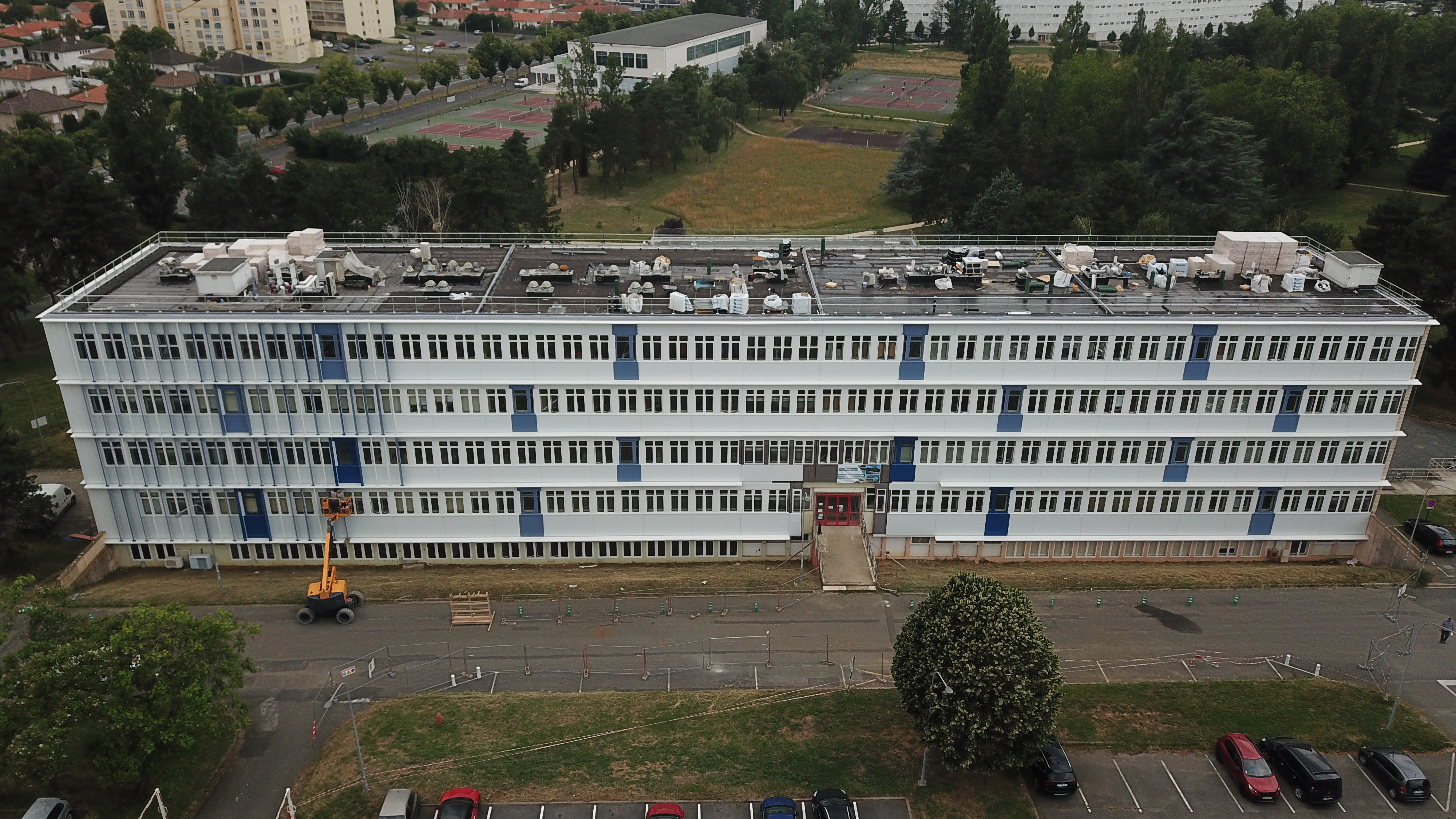 Chantier fini vue du ciel